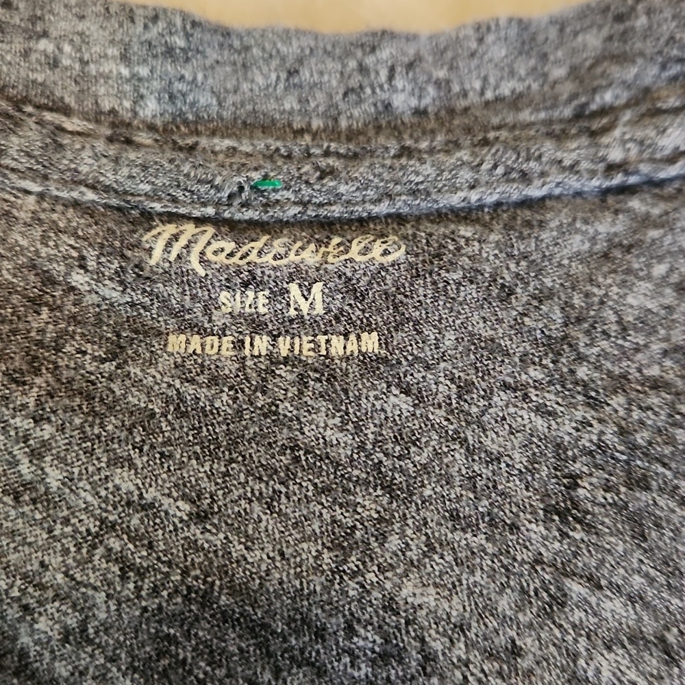 Madewell Gray Cotton Tank Top - Picture 2 of 4